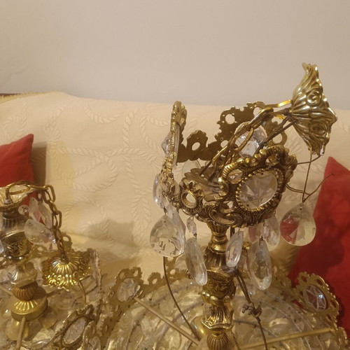 Chandelier set of 2 used, fully functional
