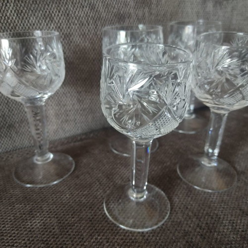 Vintage Nachtmann Liqueur Glasses Set of 5 Like New