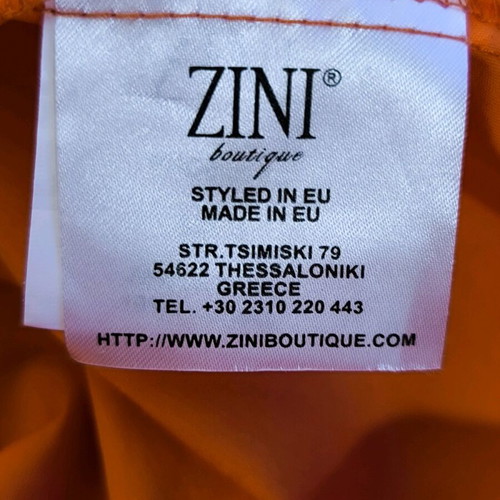 Zini full summer blouse XL orange like new