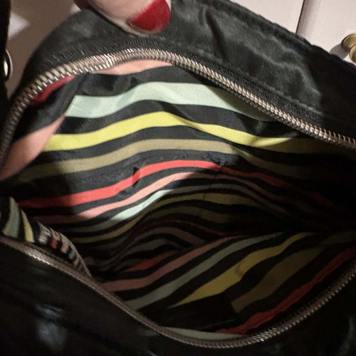 Sonia Rykel nylon crossbody bag like new, black