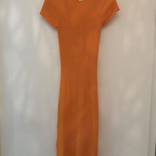 Relish long dress new, coral orange