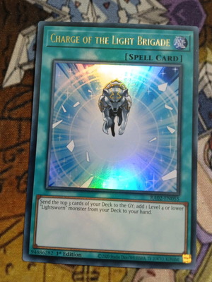 Κάρτα Charge Of The Light Brigade μεταχειρισμένη, Yu-Gi-Oh!