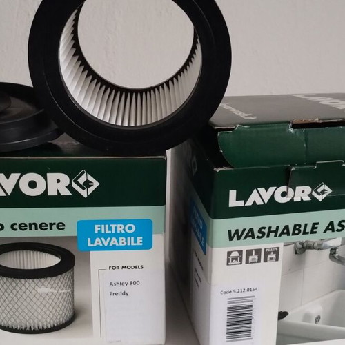 Lavor washable ash vacuum filters pack of 2 new