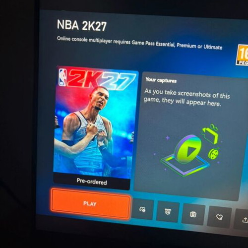 Xbox Series S console with NBA 2K27 Deluxe Edition