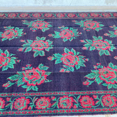 Traditional Wool Woven Rug new, reversible 3x2.1 meters