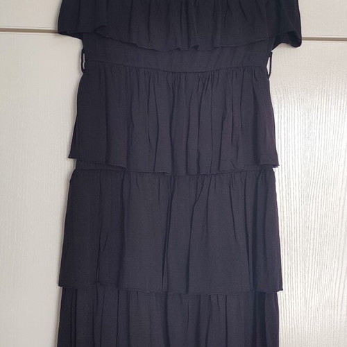 Summer dress Derpouli black mini used, size S