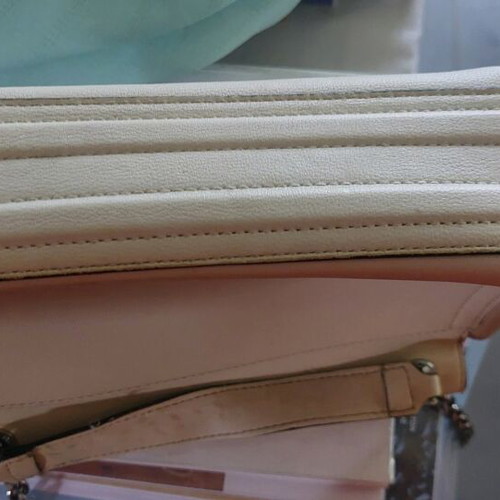 CK shoulder bag made of recycled materials with slight wear