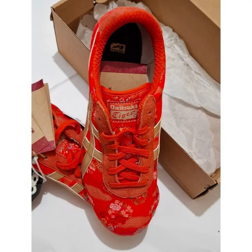 Onitsuka Tiger Mexico 66 Kimono Limited Edition sneakers new, red and gold, size 40.5 EU