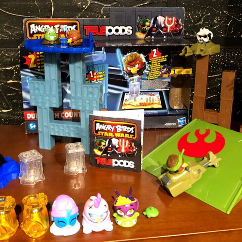Angry Birds Star Wars Telepods collection like new with extra figures