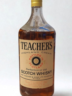 Teacher's Highland Cream Scotch Whisky 1970 2L new
