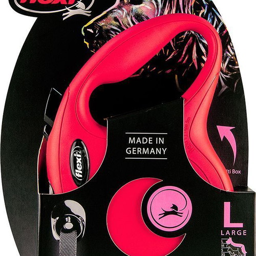 Flexi New Classic dog leash Large 5m max 50kg red