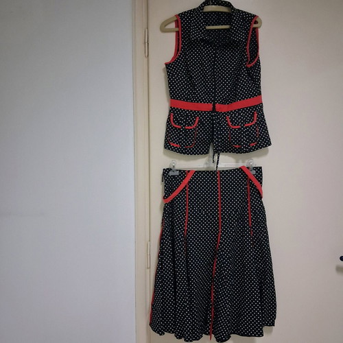 Vintage Billy Sabbado set used, black and red, size XL