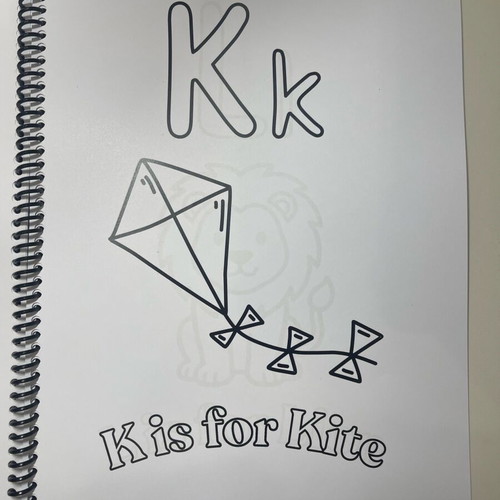 Coloring book with English alphabet new