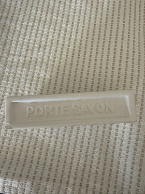 Soap dish like new, ceramic