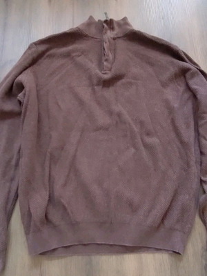Massimo Dutti men's brown sweater used, size XL