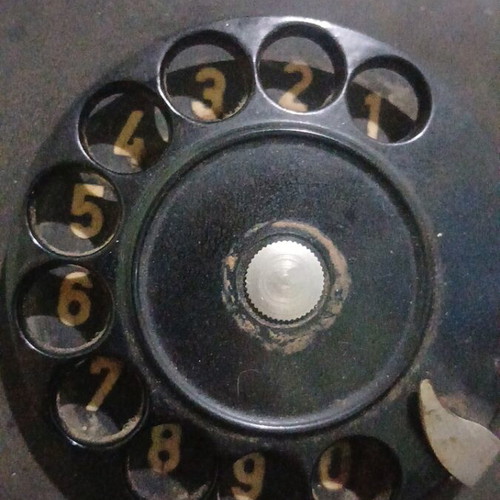 RFT Nordfern W63a vintage bakelite rotary phone used