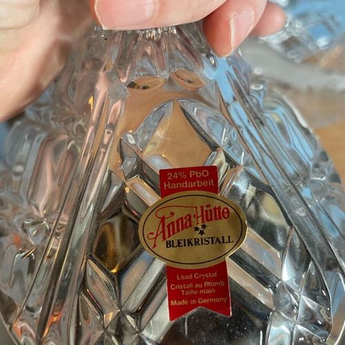 Crystal fondue pot new German made