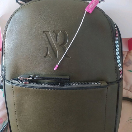 Nora's shoulder bag new, gray and green