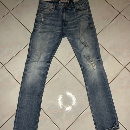 Guess men's jeans used, size Large, blue