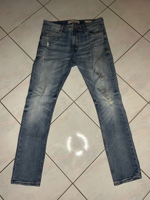 Guess αντρικά τζιν μεταχειρισμένα, μέγεθος Large, μπλε