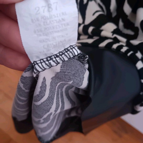 Zebra dress new XL 42 14 black and white