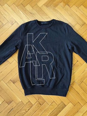 Karl Lagerfeld Sweater Black Mens Small used