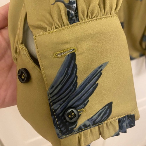 Nema satin shirt new with patterns