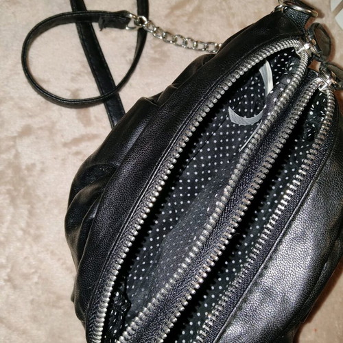 Small black Berska bag like new, crossbody