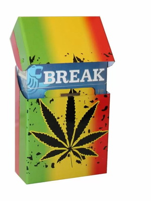Metal cigarette pack case with magnet new