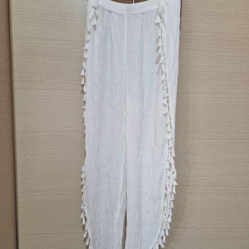 Pantelona Thalassis white, like new, elastic comfortable S/M