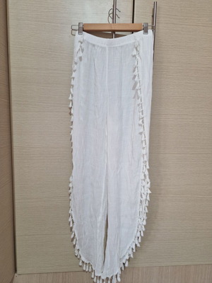 Pantelona Thalassis white, like new, elastic comfortable S/M
