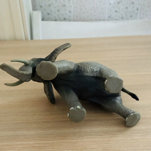 Decorative elephant made of solid material like new