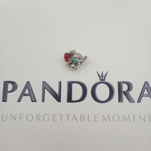 Pandora Silver Stitch Rose Charm