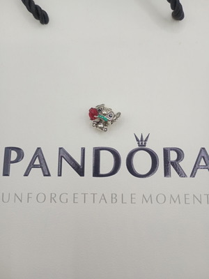 Pandora Silver Stitch Rose Charm