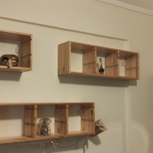 IKEA TROFAST wall-mounted storage frame pine wood like new