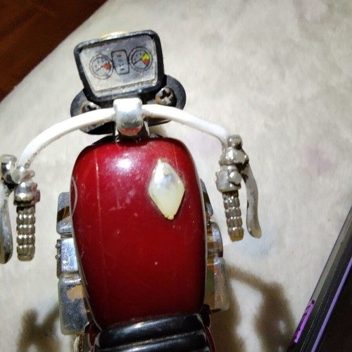 Harley Davidson Pull-String Motorcycle Matchbox 1981 used, vintage