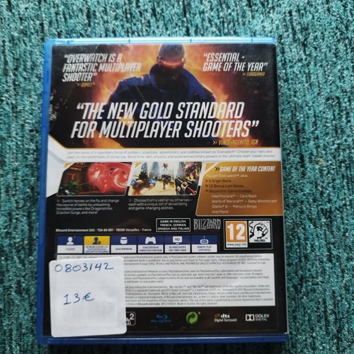 Overwatch Game of the Year Edition PlayStation 4 game used