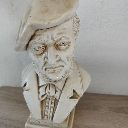Wagner bust resin used with stains and base crack