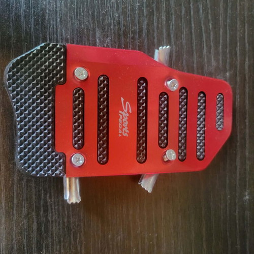 Sport car pedals red like new