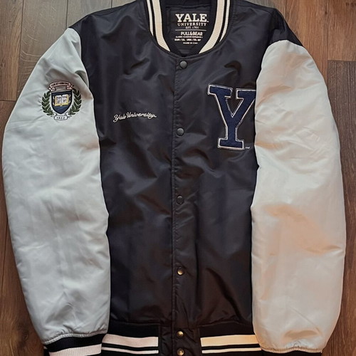 Pull&Bear college jacket size XL, blue and turquoise
