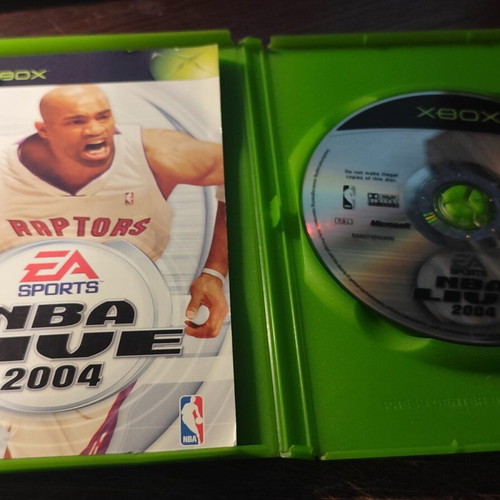 Xbox NBA Live 2004 used with cover and media signs of use