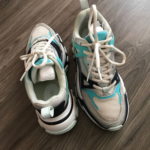 Michael Kors Nick trainers like new, size 37, white and blue