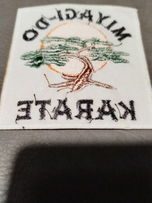 Miyagi do karate embroidered patch new
