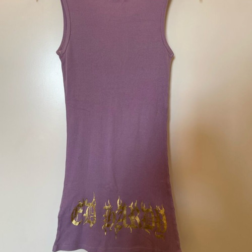 Ed Hardy tank top used, cotton, purple, size S