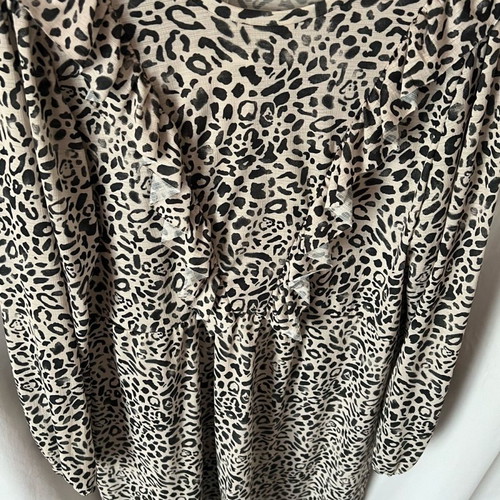 Leopard dress long Zara new, loose fit, size S