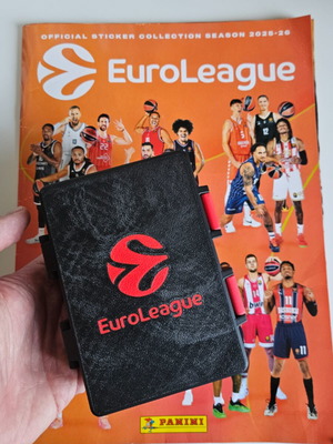 Euroleague 2026 Panini Sticker Case new, 3D printed