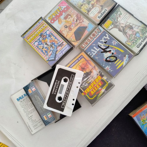 Commodore 16 Retro Video Game Collection used, cassette format