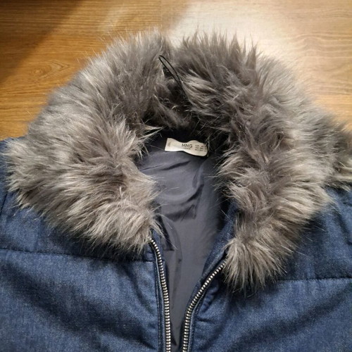 Mango women's jacket new blue without tag size S