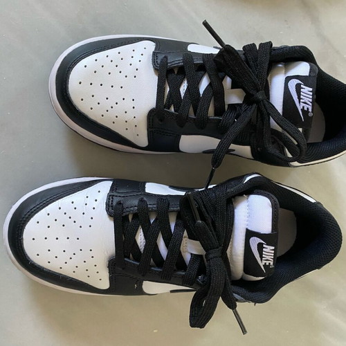 Nike Panda women's athletic shoes new, black and white