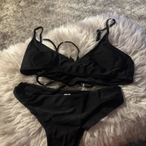 Shein black bikini set like new, size S